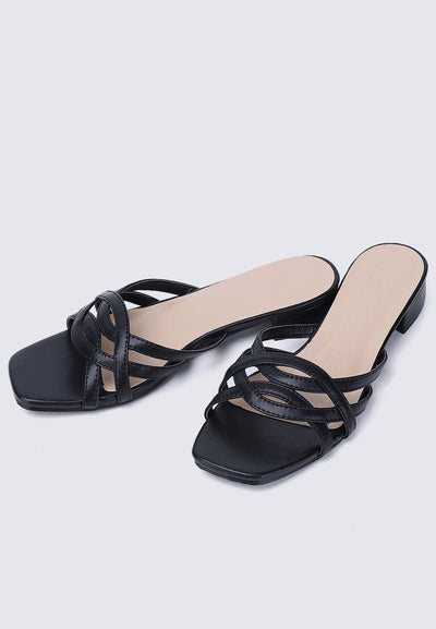 Enmi Comfy Sandals In BlackShoes - myballerine