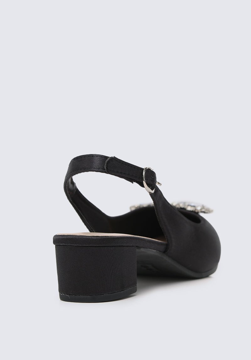 Esme Comfy Heels In Black - myballerine