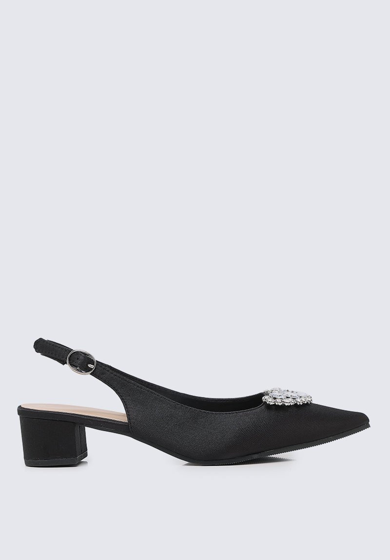 Esme Comfy Heels In Black - myballerine