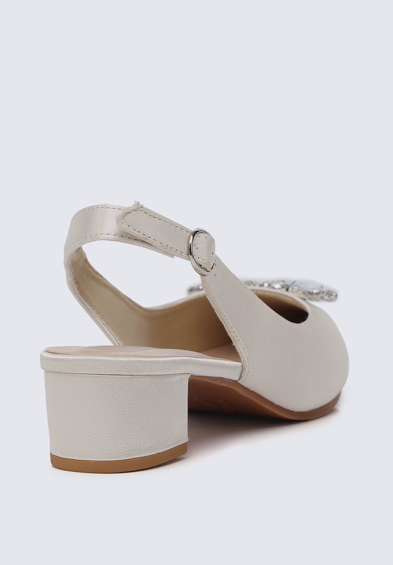 Esme Comfy Heels In Champagne - myballerine