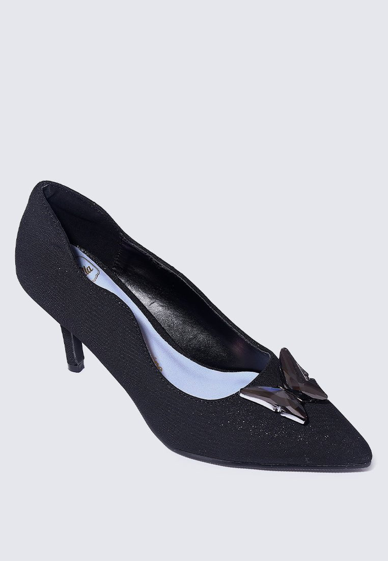 Fairytale Fantasy Comfy Pumps In Black - myballerine