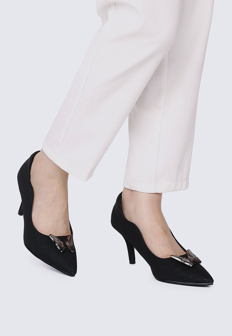 Fairytale Fantasy Comfy Pumps In Black - myballerine