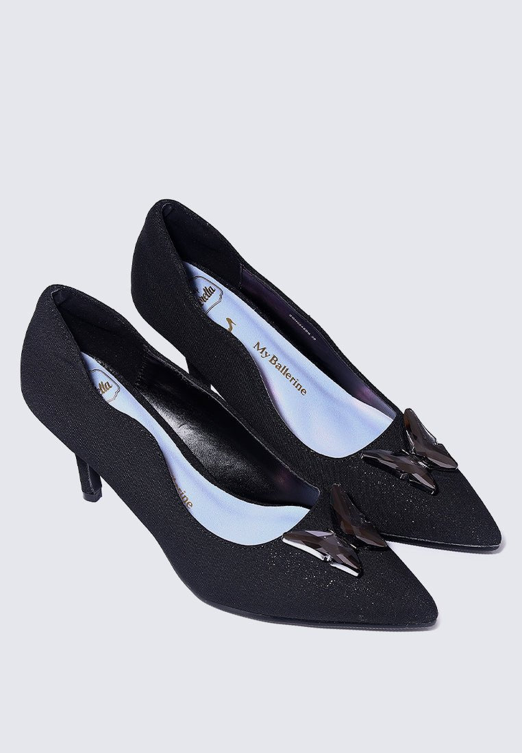 Fairytale Fantasy Comfy Pumps In Black - myballerine