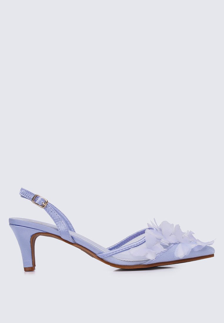 Fly to Your Dreams Comfy Heels In Blue - myballerine