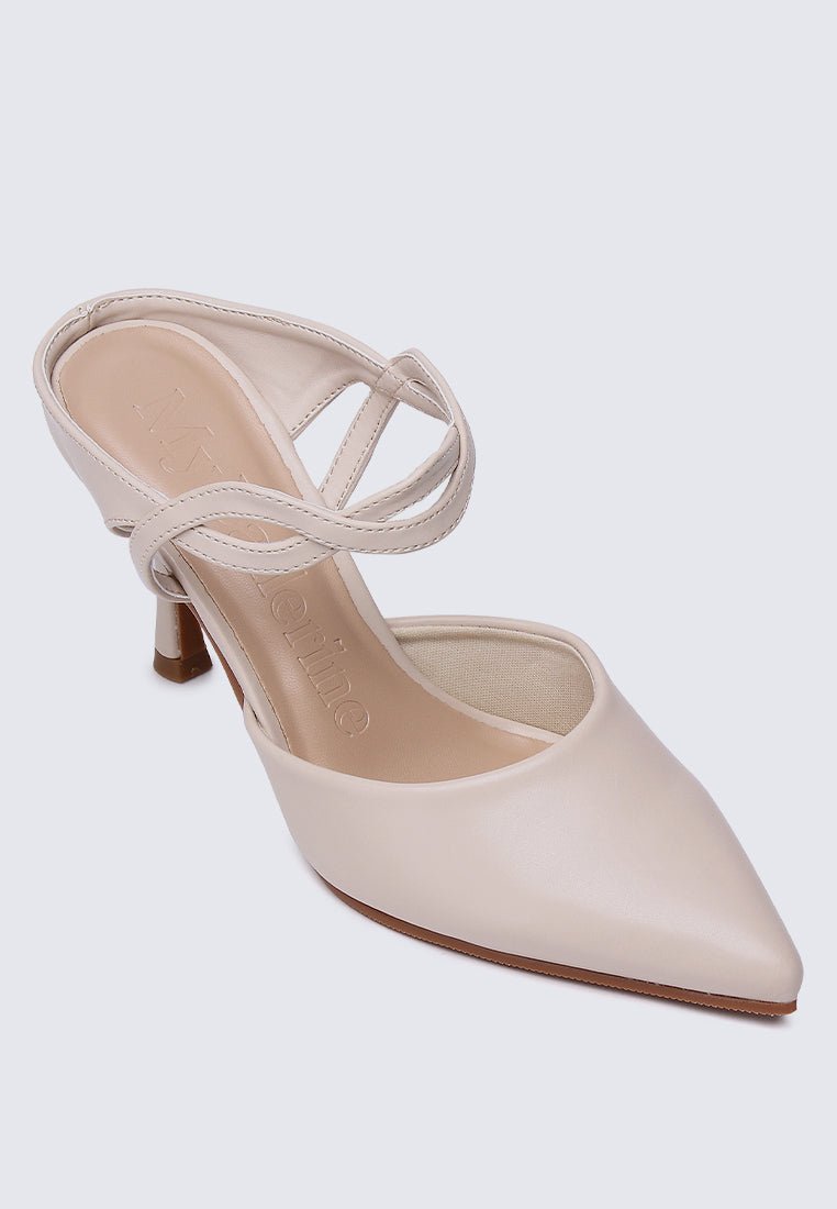 Gabriella Comfy Mules In Almond - myballerine