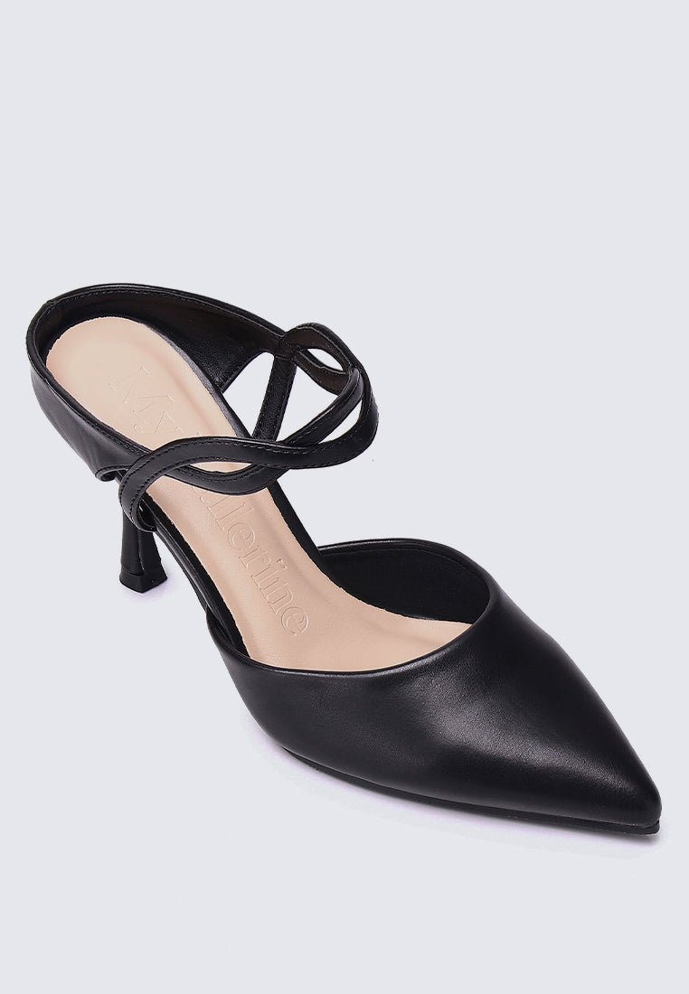 Gabriella Comfy Mules In Black - myballerine