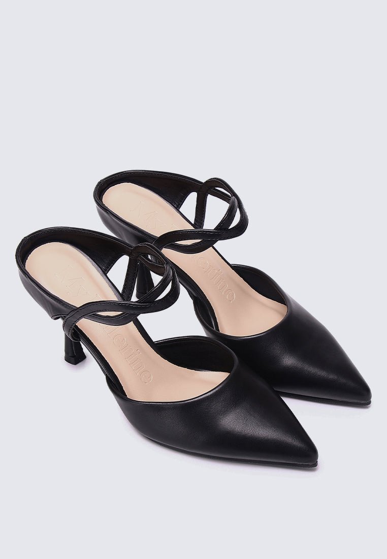 Gabriella Comfy Mules In Black - myballerine