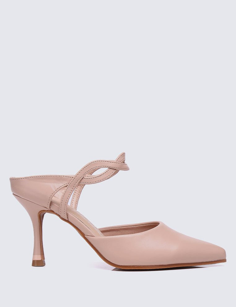 Gabriella Comfy Mules In Blush - myballerine