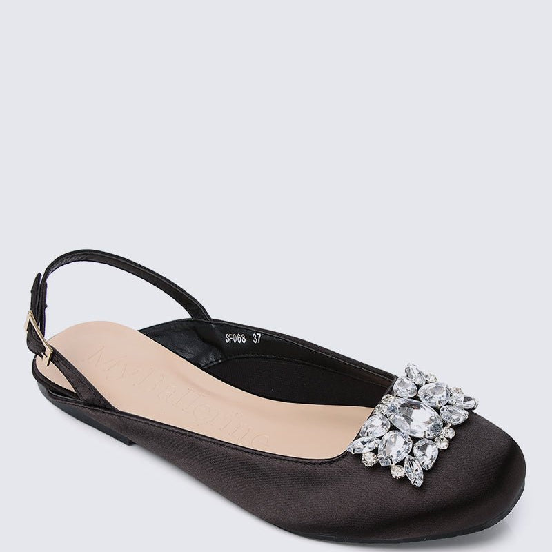 Gemie Comfy Ballerina In BlackShoes - myballerine