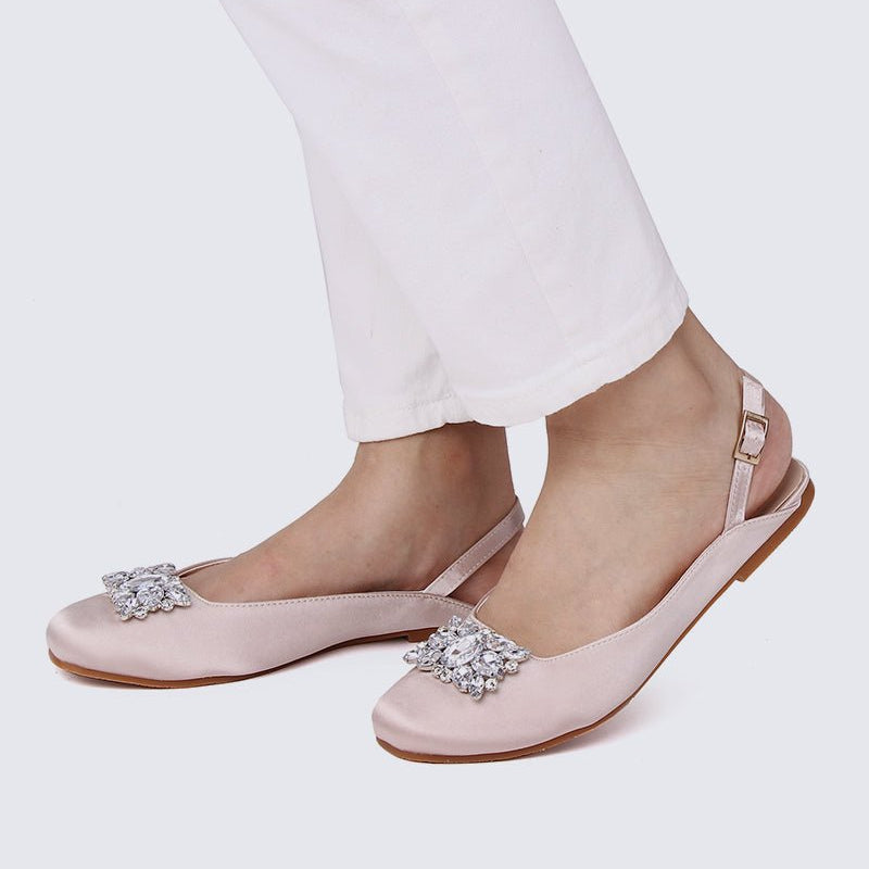 Gemie Comfy Ballerina In NudeShoes - myballerine