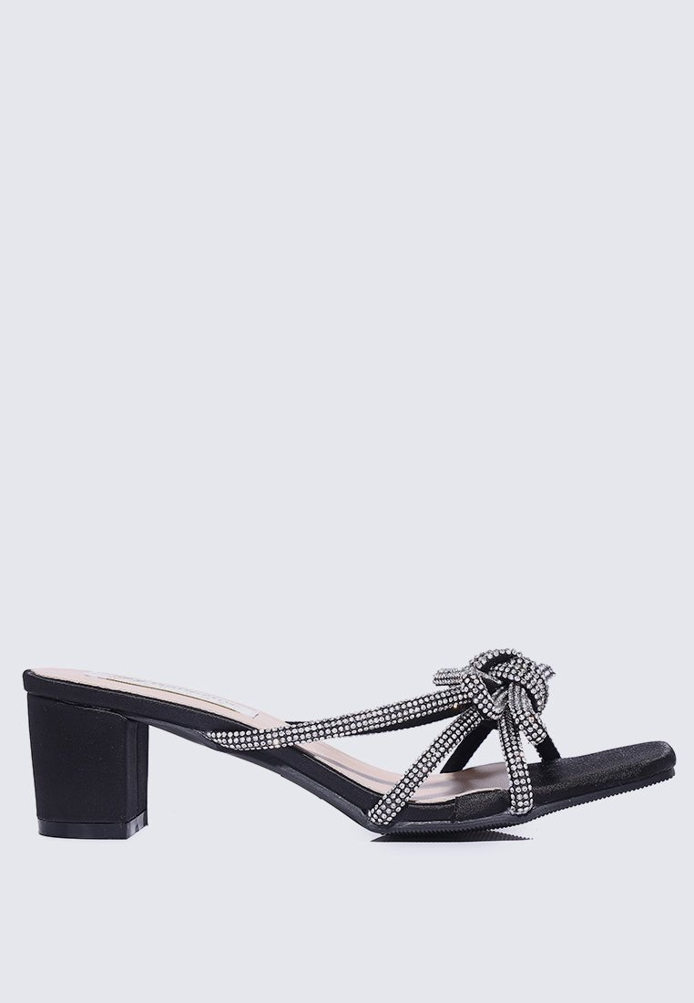 Genevieve Comfy Heels In BlackShoes - myballerine