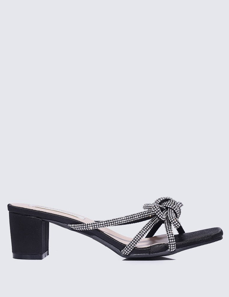 Genevieve Comfy Heels In BlackShoes - myballerine