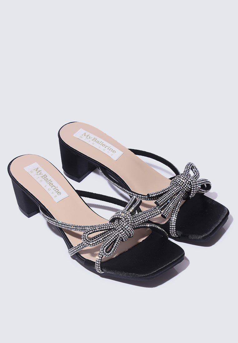 Genevieve Comfy Heels In BlackShoes - myballerine