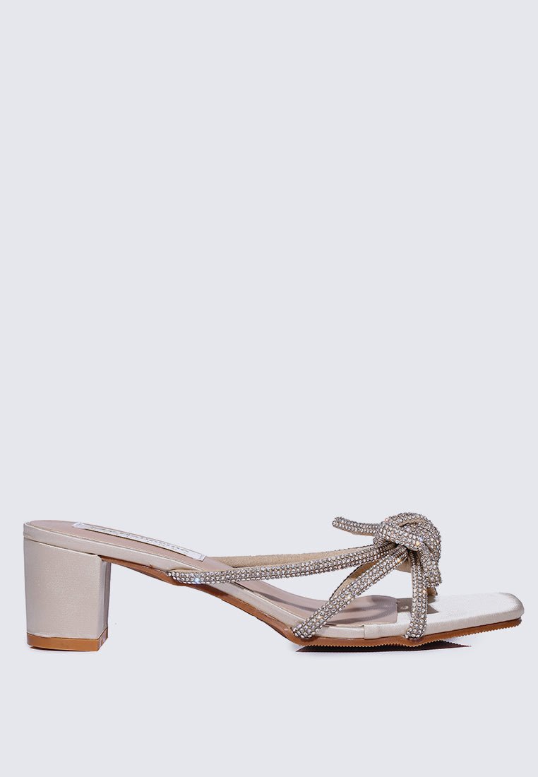 Genevieve Comfy Heels In GoldShoes - myballerine