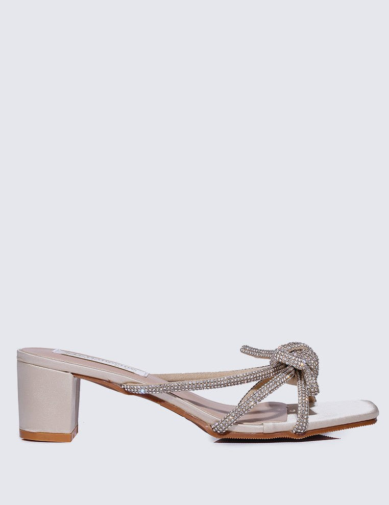 Genevieve Comfy Heels In GoldShoes - myballerine