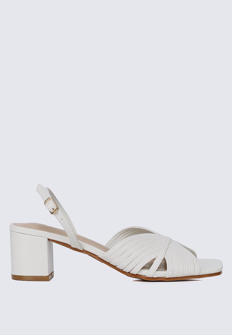 Gia Comfy Heels In Off WhiteShoes - myballerine