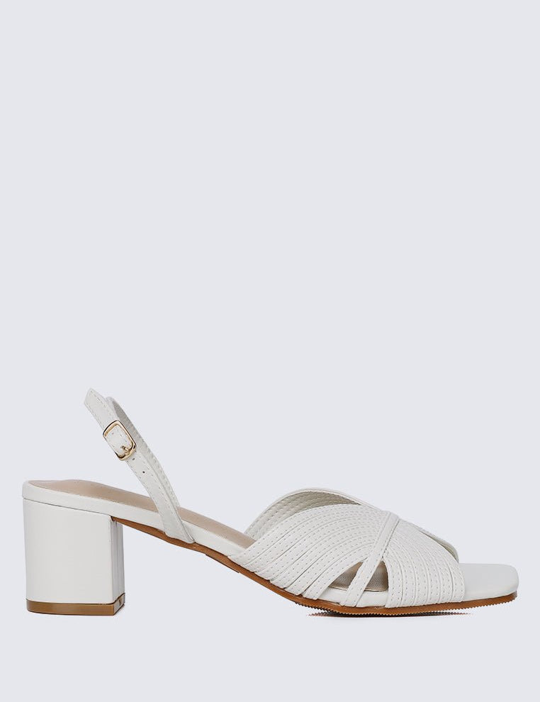 Gia Comfy Heels In Off WhiteShoes - myballerine