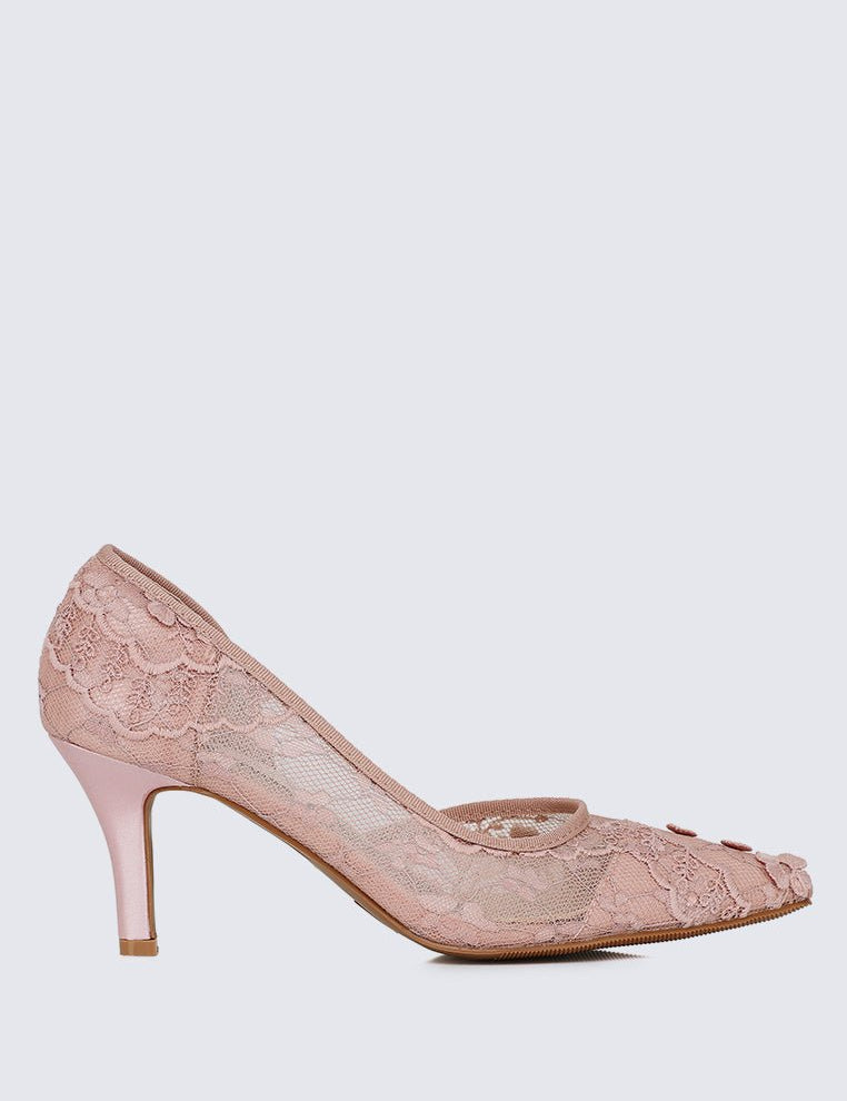 Giana Comfy Pumps In Pink - myballerine