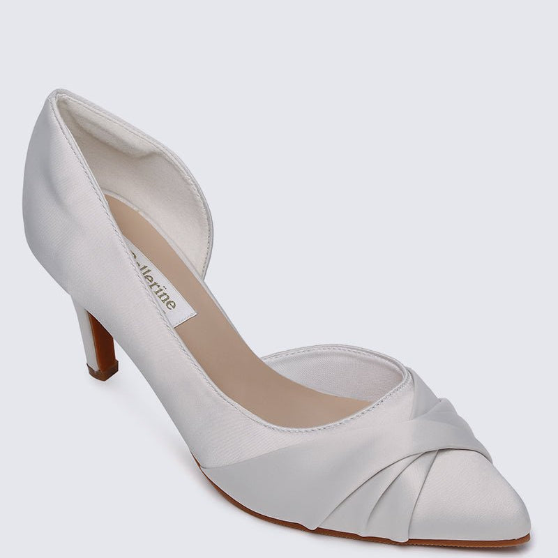 Ginny Comfy Pumps In IvoryShoes - myballerine