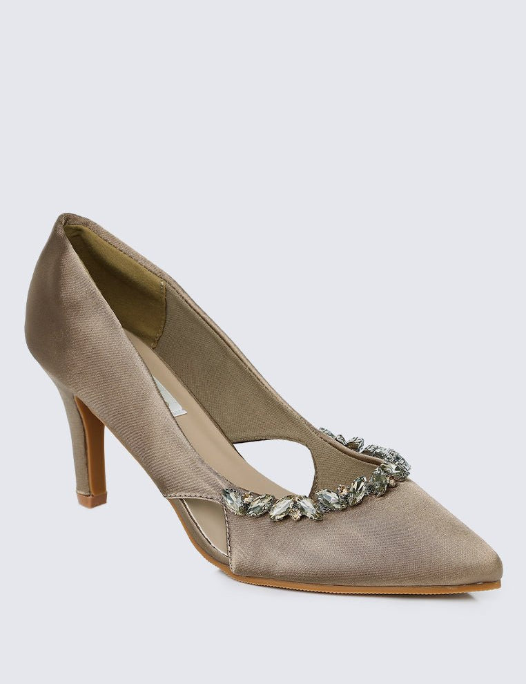 Gisele Comfy Pumps In BronzeShoes - myballerine