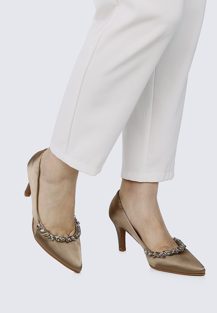 Gisele Comfy Pumps In BronzeShoes - myballerine