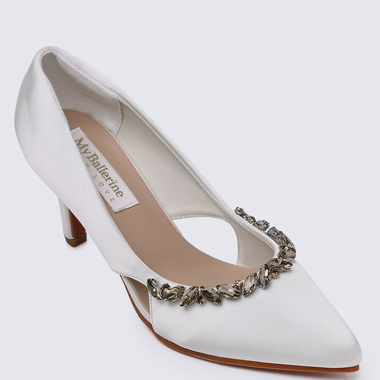 Gisele Comfy Pumps In IvoryShoes - myballerine