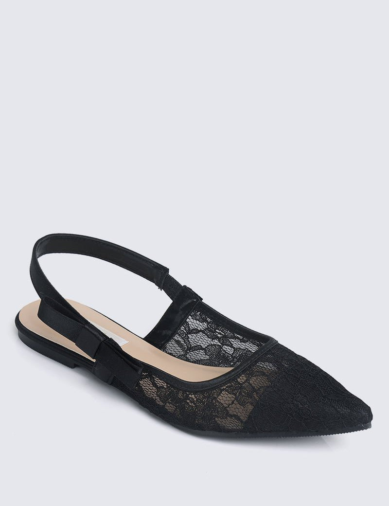 Isabella Comfy Ballerina In Black - myballerine