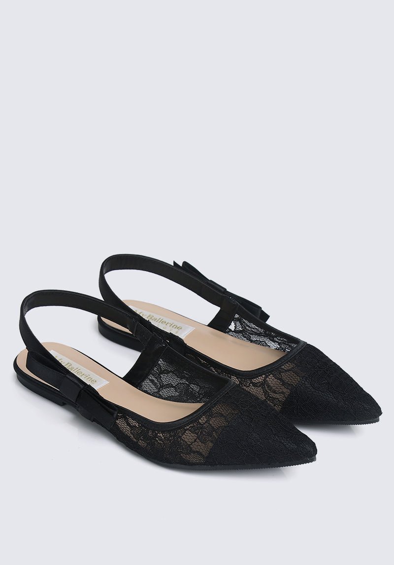 Isabella Comfy Ballerina In Black - myballerine