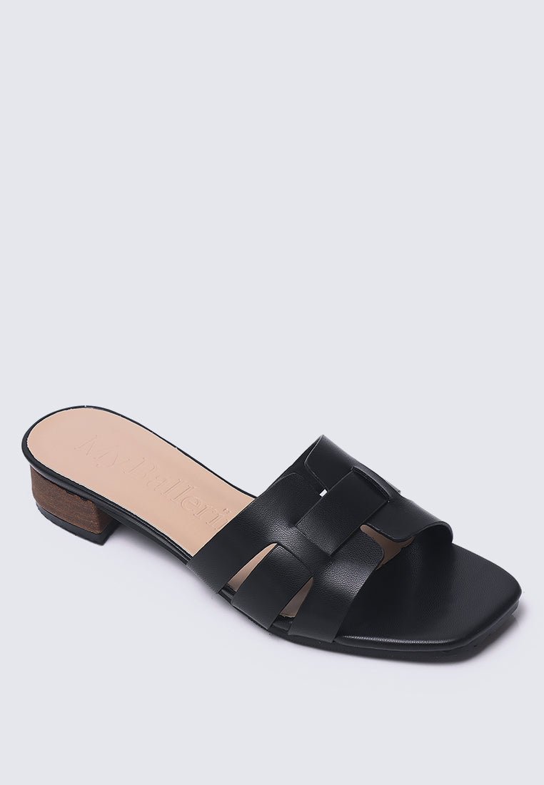 Isla Comfy Sandals In BlackShoes - myballerine