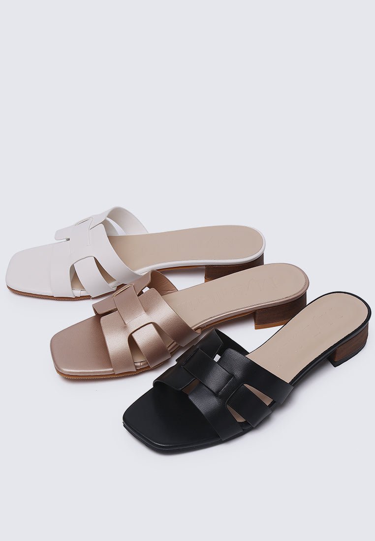 Isla Comfy Sandals In Rose GoldShoes - myballerine