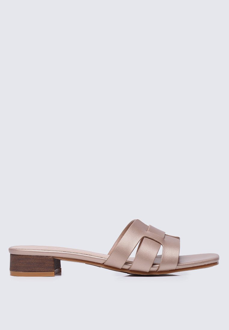 Isla Comfy Sandals In Rose GoldShoes - myballerine