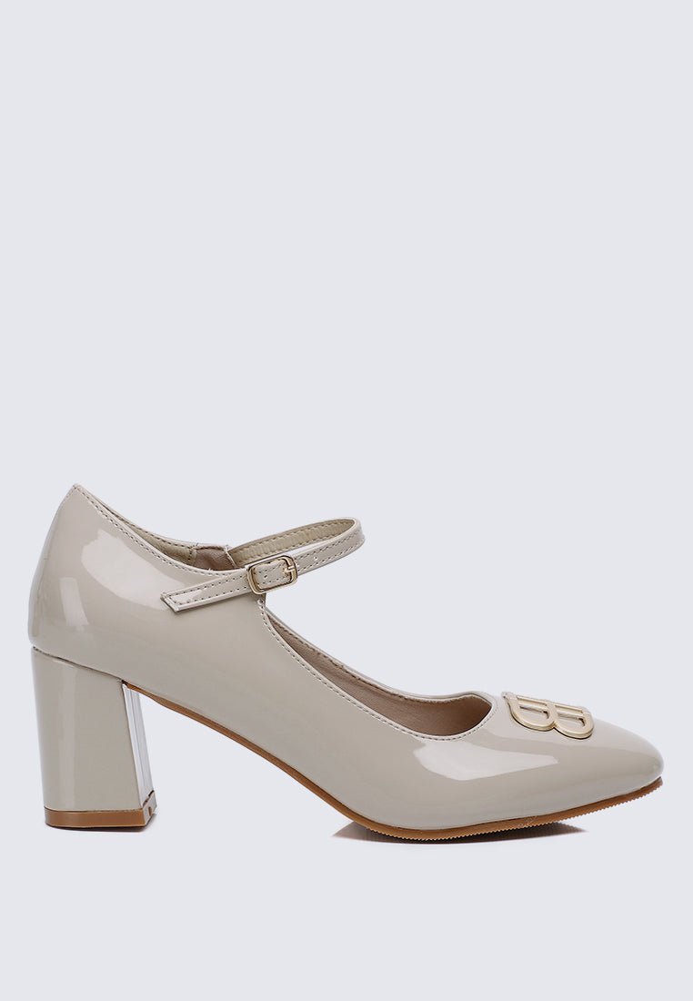 Jane WideFit Comfy Pumps In AlmondShoes - myballerine