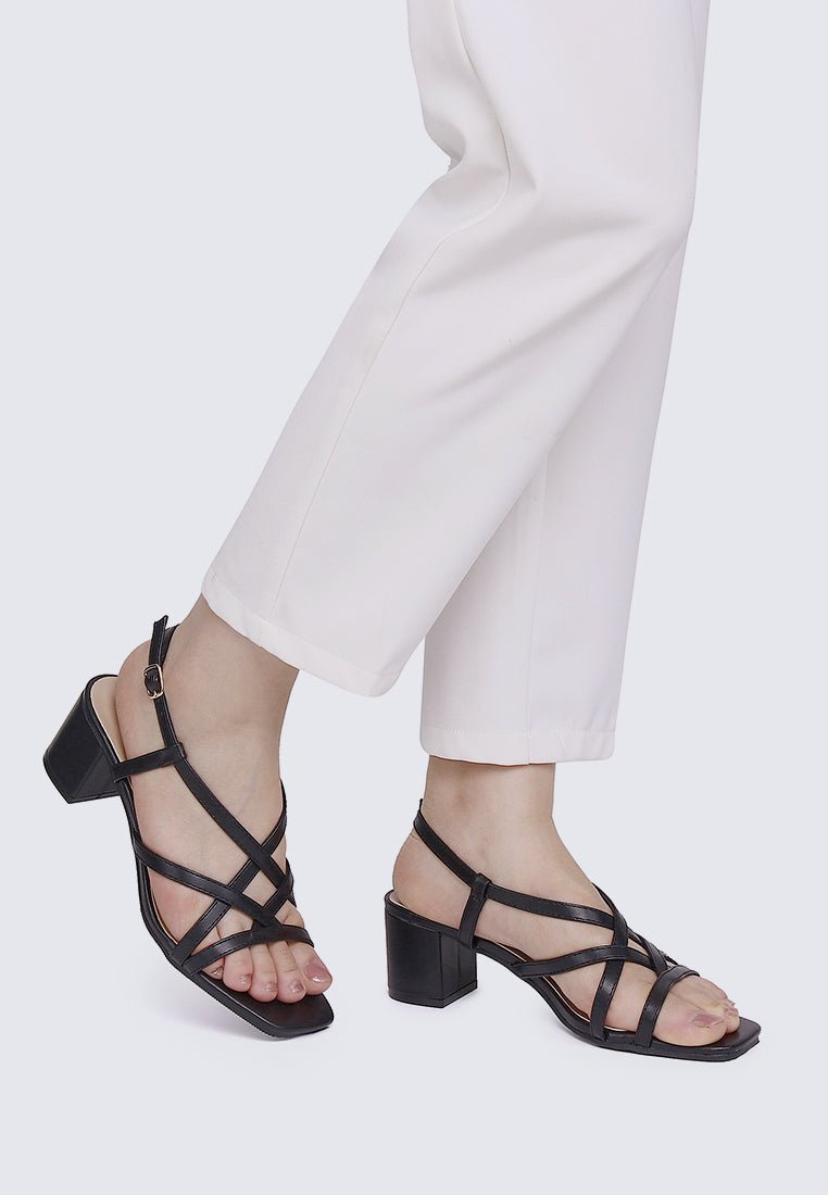 Kat Comfy Heels in BlackShoes - myballerine