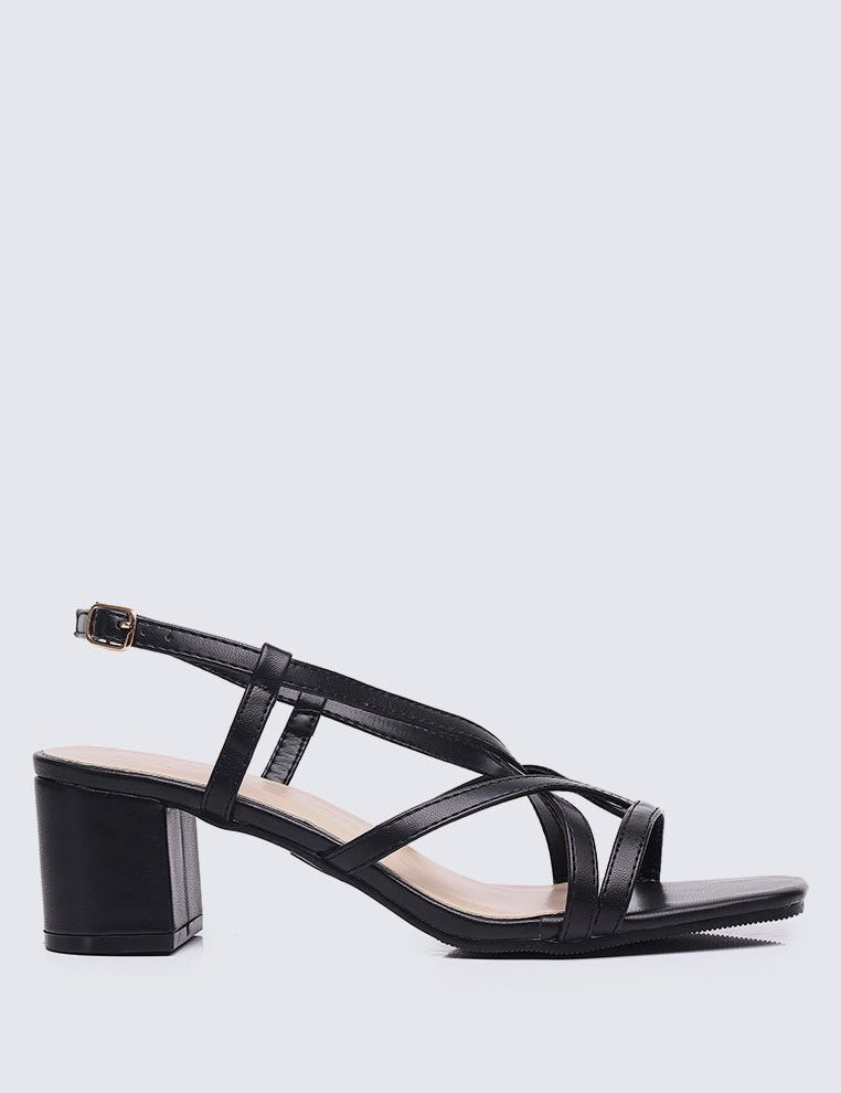 Kat Comfy Heels in BlackShoes - myballerine