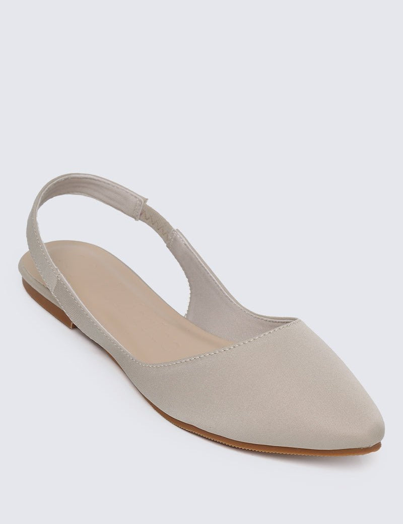 Kate Comfy Ballerina In Beige - myballerine