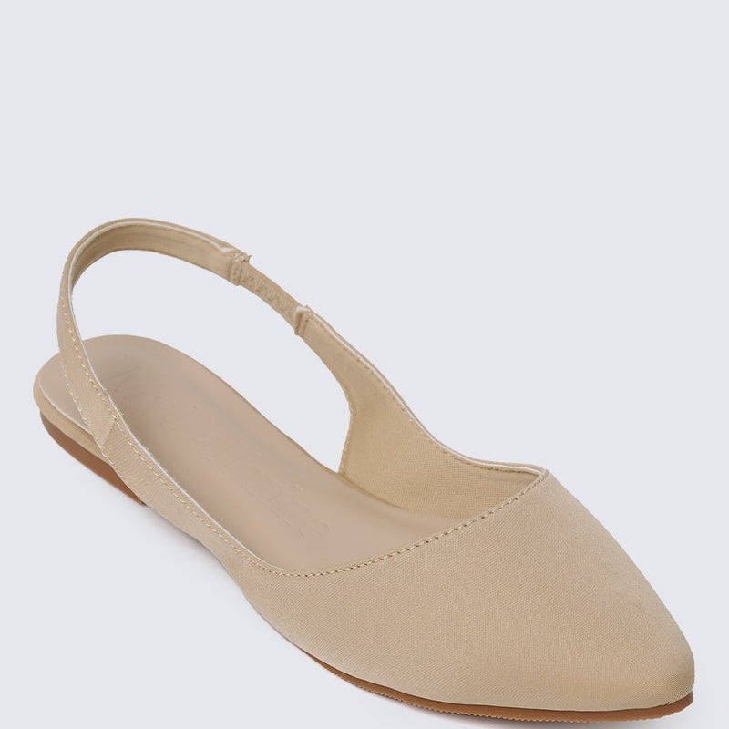 Kate Comfy Ballerina In NudeShoes - myballerine