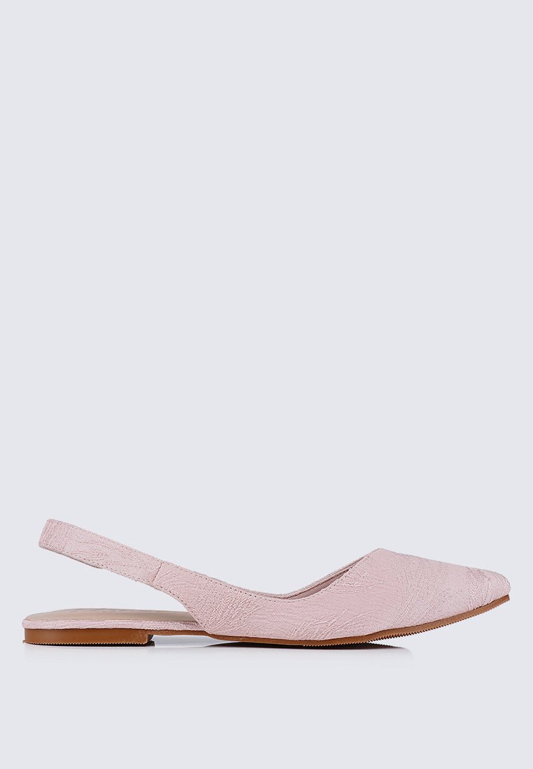 Kate Floral Comfy Ballerina In BlushShoes - myballerine