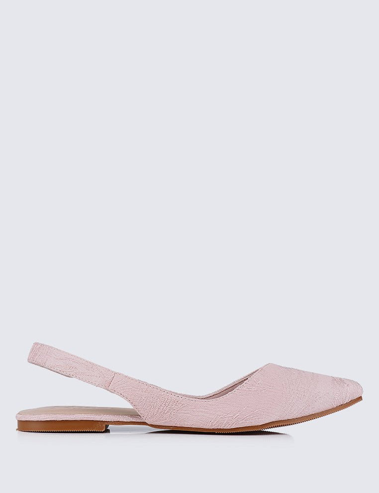 Kate Floral Comfy Ballerina In BlushShoes - myballerine