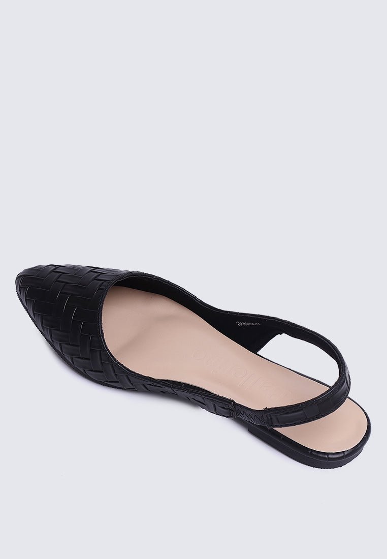 Kate Plait Comfy Ballerina In Black - myballerine