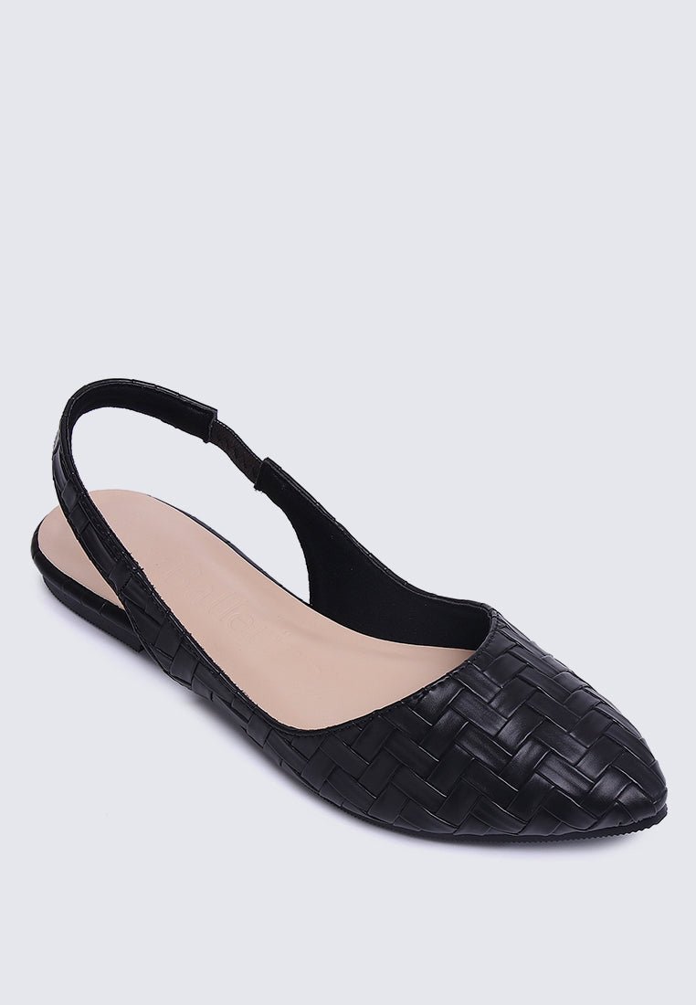 Kate Plait Comfy Ballerina In Black - myballerine