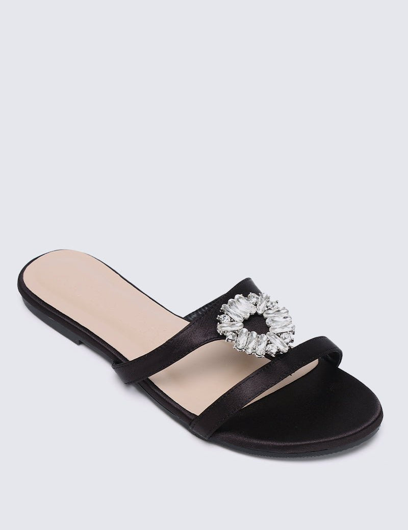 Katherine Comfy Sandals In Black - myballerine