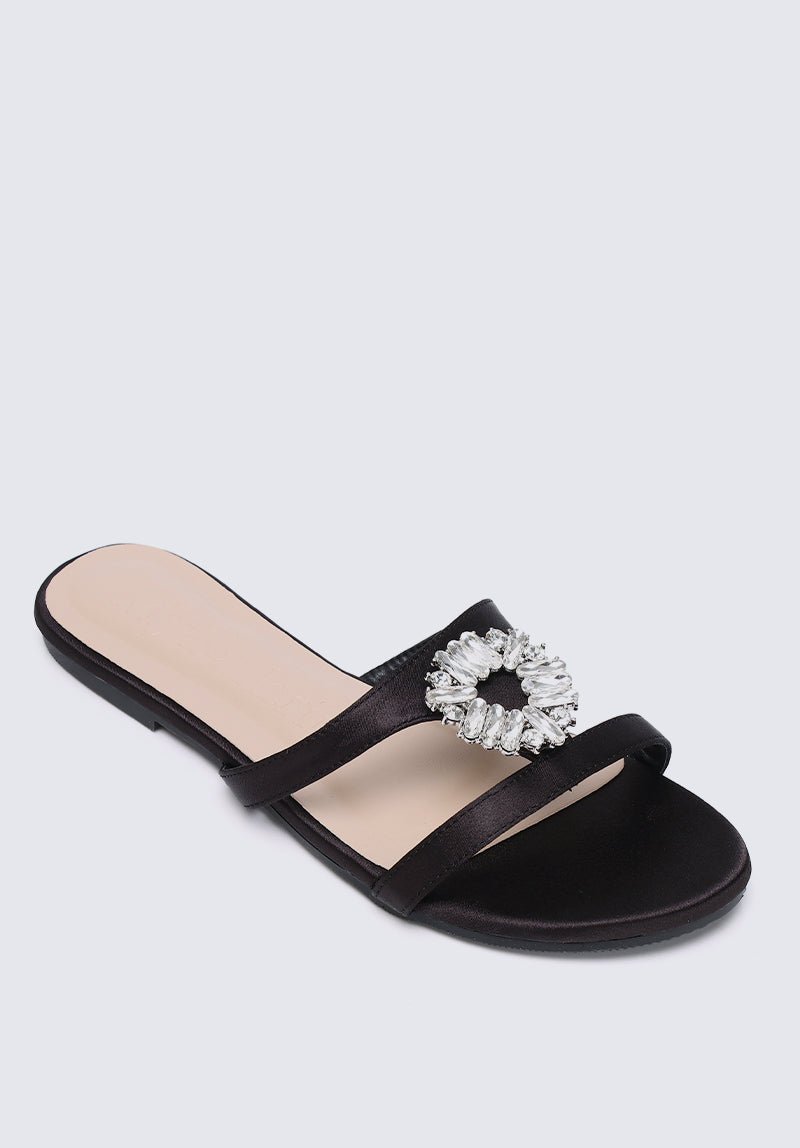 Katherine Comfy Sandals In Black - myballerine