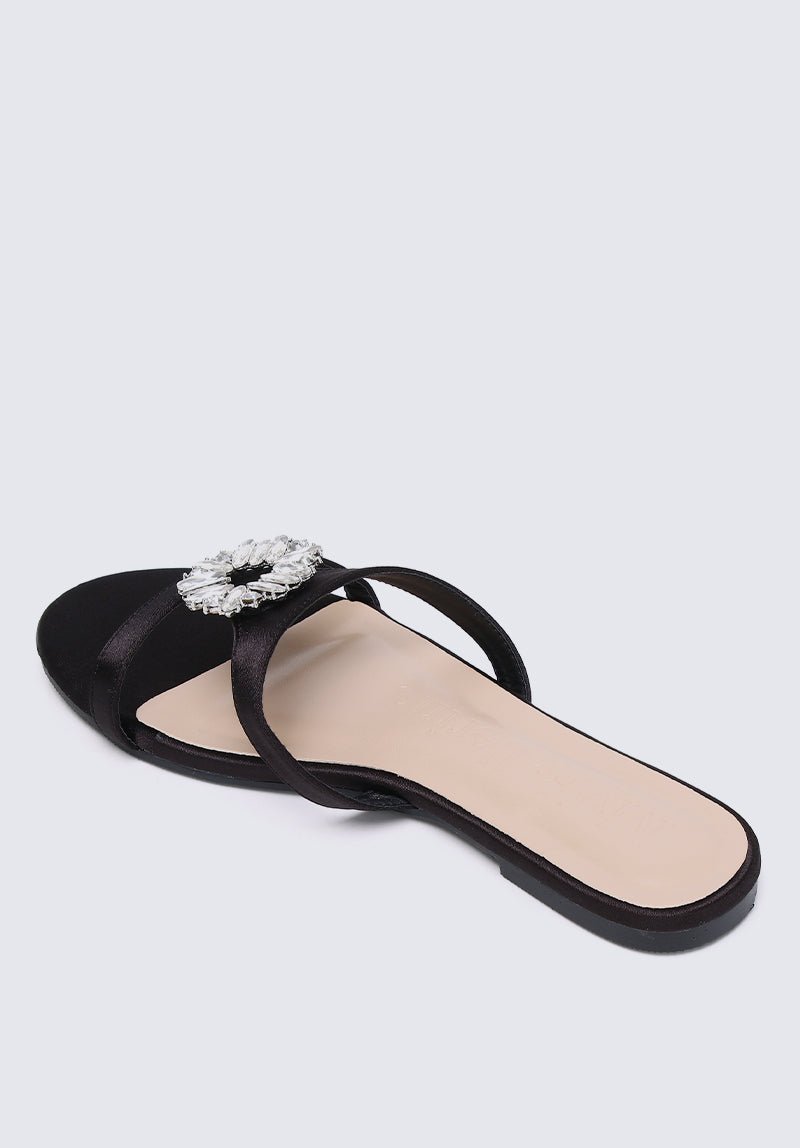 Katherine Comfy Sandals In Black - myballerine