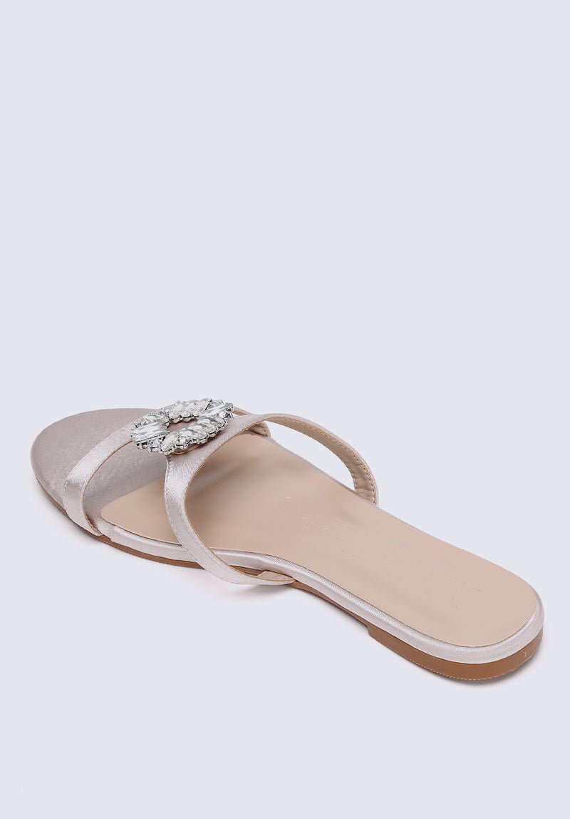 Katherine Comfy Sandals In Nude - myballerine