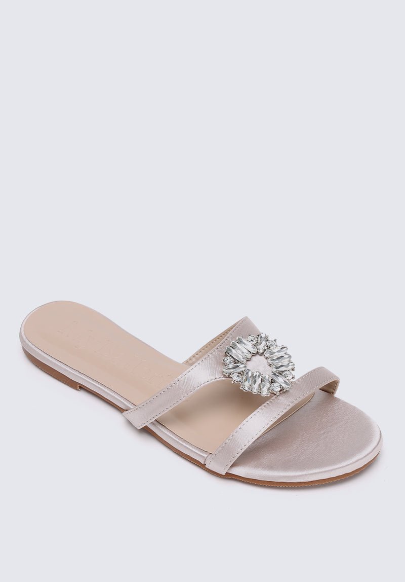 Katherine Comfy Sandals In Nude - myballerine