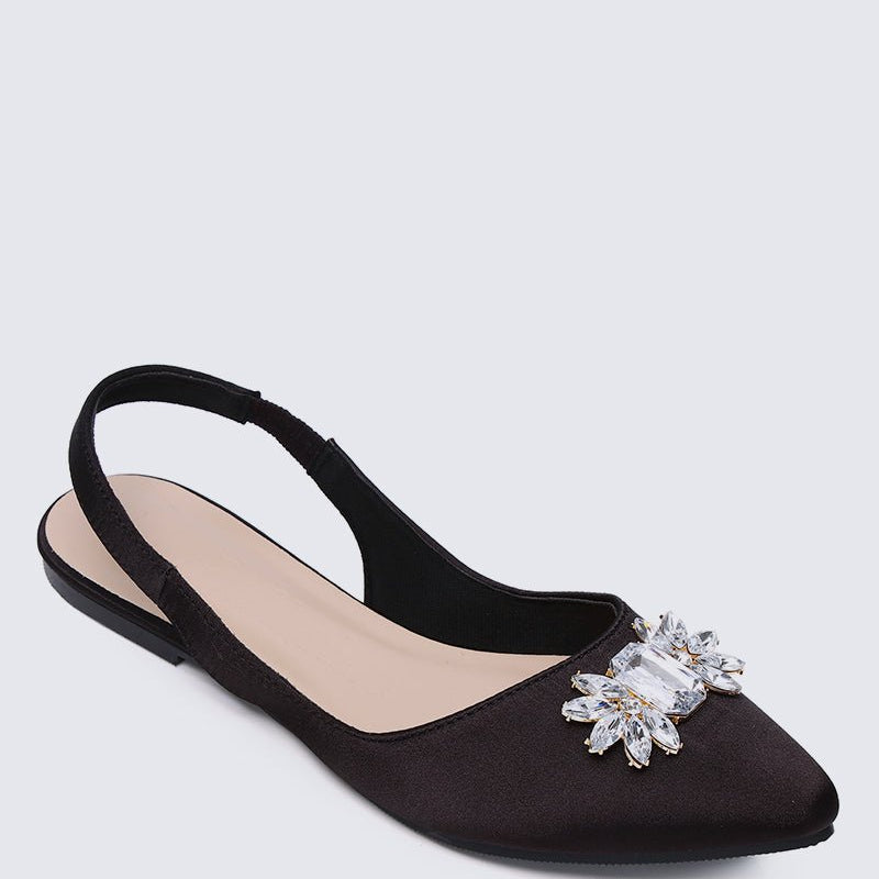 Katrina Comfy Ballerina In BlackShoes - myballerine