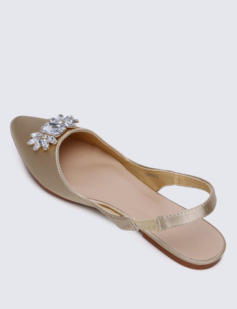 Katrina Comfy Ballerina In GoldShoes - myballerine