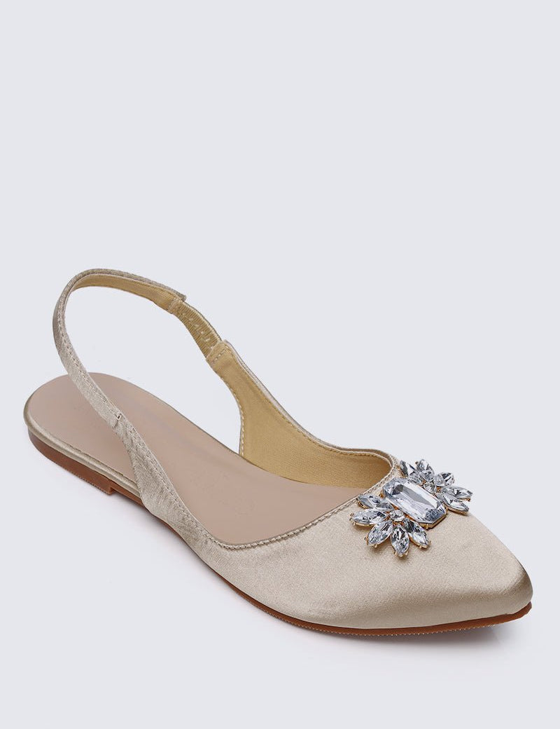 Katrina Comfy Ballerina In GoldShoes - myballerine