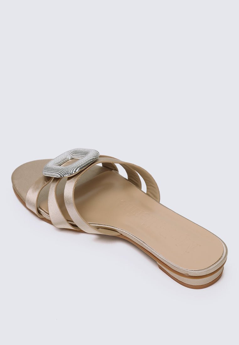 Kaylee Comfy Sandals In ChampagneShoes - myballerine