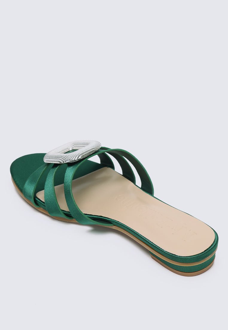 Kaylee Comfy Sandals In GreenShoes - myballerine